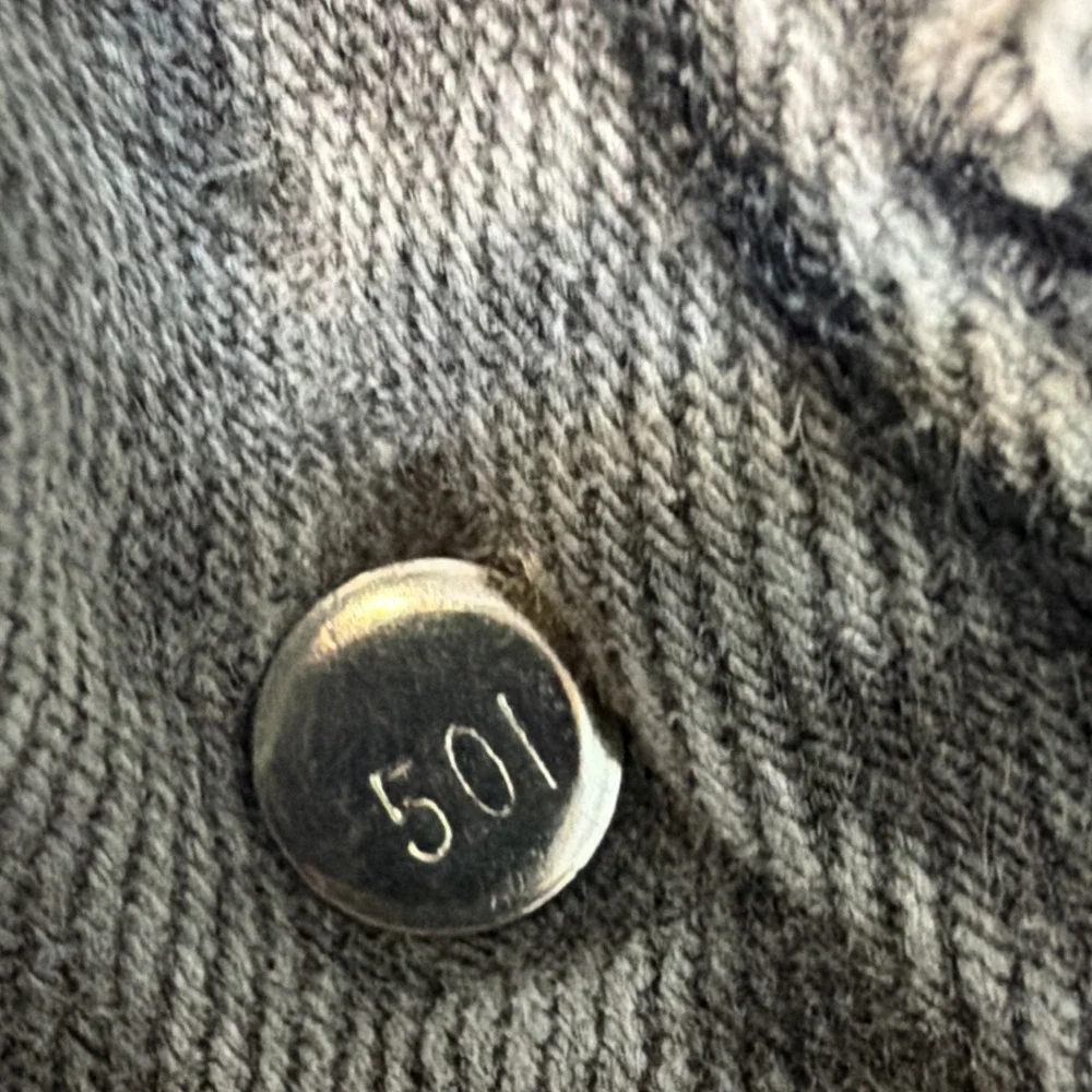 Vintage Levis 501 Jeans Mens 30x31 Gray Straight Button Fly 90s USA Tag 31x32